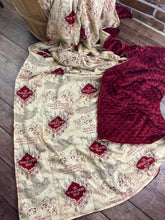 Load image into Gallery viewer, Wizard House Map- Weighted Blanket or Lap Pad Cotton Fabric - Toddler, Child, Teen, Adult -Dot Minky - Anxiety, Sleep.