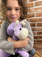 Load image into Gallery viewer, 2lbs -10lbs Weighted Giraffe Stuffed Minky Animal Lap Pad -for Comfort, Special Needs, Sleep, Anxiety and Stress Relief - Custom Made