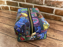Load image into Gallery viewer, Beauty and the Beast Zipper Makeup Pouch Boxy Bag