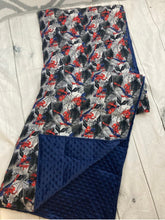 Load image into Gallery viewer, Spiderman - Avengers- Weighted Blanket or Lap Pad Cotton Fabric - Toddler, Child, Teen, Adult -Dot Minky - Anxiety, Sleep.
