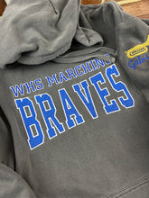 Load image into Gallery viewer, WHS MARCHING BRAVES Band Sweatshirt – Glitter Appliqué &amp; Embroidered Design

