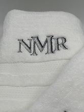 Load image into Gallery viewer, Personalized Bath Towel Set Monogramed - Embroidered 3pc. Oversized, Hand, Washcloth - Graduation, Wedding, Bridal Shower, Home warming Gift
