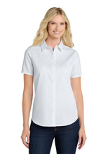 Load image into Gallery viewer, Eastek Embroidered Women's Apparel - Port Authority® SuperPro™ Twill Short Sleeve Shirt
