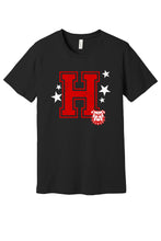 Load image into Gallery viewer, Haddonfield Varsity H Bulldog Graphic T-Shirt | Spirit Wear Fundraiser
