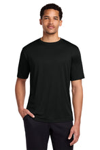 Load image into Gallery viewer, Delran Bears black performance t-shirt - adult Port &amp; Company PC380 Jet Black, model front
