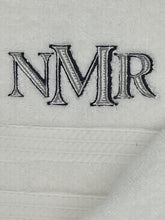 Load image into Gallery viewer, Personalized Bath Towel Set Monogramed - Embroidered 3pc. Oversized, Hand, Washcloth - Graduation, Wedding, Bridal Shower, Home warming Gift
