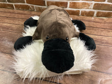 Load image into Gallery viewer, 2lbs -15lbs Weighted  Platypus Stuffed Minky Animal Lap Pad -for Comfort, Special Needs, Sleep, Anxiety and Stress Relief - Custom Made
