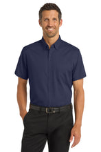 Load image into Gallery viewer, Eastek Embroidered Apparel - Port Authority® SuperPro™ Twill Short Sleeve Shirt –
