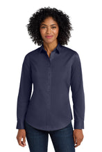 Load image into Gallery viewer, Eastek Embroidered Women's Apparel - Port Authority® SuperPro™ Twill Shirt –
