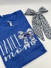 Load image into Gallery viewer, Dance Mom Shirt, Toile Bow Tee, Custom Sweatshirt, Ballet Recital Gift, Competition Outfit, Bella Canvas T-Shirt, Comfort Colors, Jerzees
