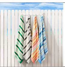 Load image into Gallery viewer, Personalized Embroidered Beach or Cabana Pool Oversized or Sand Friendly Towels
