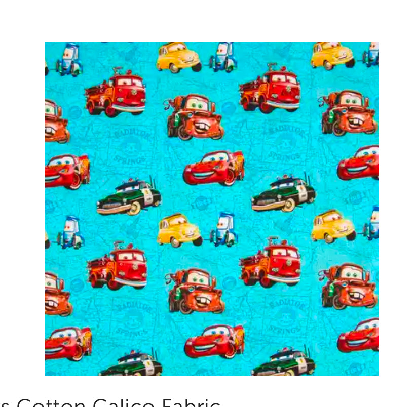 Cars - Lightening McQueen  - Weighted Blanket or Lap Pad Cotton Fabric - Toddler, Child, Teen, Adult -Dot Minky - Anxiety, Sleep.