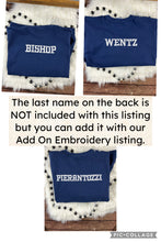 Load image into Gallery viewer, GCCS Basketball Mom Shirt | Navy Sequin GCCS | Basketball Mom Sweatshirt | Sequin Sports Mom Apparel | Custom School Spirit Wear Gloucester County Christian School
