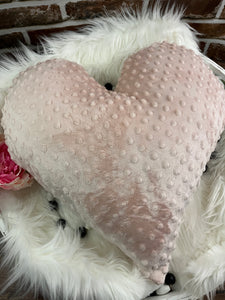 Handmade Weighted Heart Plushie Pillow - Anti-Anxiety Sensory Comfort, Stress Relief Toy, Calming Relaxation Aid