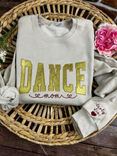 Load image into Gallery viewer, Dance Mom **Custom Glitter Embroidered Sports Mom Sweatshirt**
