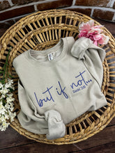 Load image into Gallery viewer, But if not… - Daniel 3:18 Embroidered Shirt - Mom - Bible verse Christian tee Comfort Colors or Jerzees Sweatshirt Embroidered
