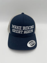 Load image into Gallery viewer, Make Boxing Great Again *** Embroidered Hat Personalized Text Font Thread Color Adjustable Adams Dad Ponytail Trucker Cap Gift Business Logo Sports Team Name**
