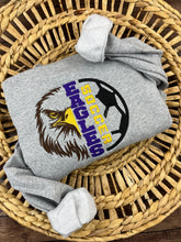 Load image into Gallery viewer, **Eagles Soccer Sweatshirt or T-Shirt | Comfort Colors, Jerzees Crewneck, Hoodie Upgrade | Custom Thread Color | Team Spirit, Mom Game Day Shirt**
