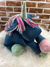 Load image into Gallery viewer, 2lbs -10lbs Weighted Unicorn or Horse Stuffed Minky Animal Lap Pad -for Comfort, Special Needs, Sleep, Anxiety and Stress Relief - Custom Made

