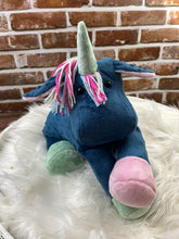 Load image into Gallery viewer, 2lbs -10lbs Weighted Unicorn or Horse Stuffed Minky Animal Lap Pad -for Comfort, Special Needs, Sleep, Anxiety and Stress Relief - Custom Made

