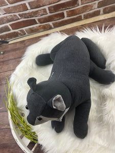 Custom Memory Wolf Keepsake | Made from Loved One’s Clothing | Personalized Plush Memorial Gift | Bereavement & Remembrance Wolf