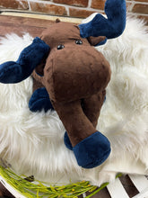 Load image into Gallery viewer, 2lbs -15lbs Weighted  Moose Stuffed Minky Animal Lap Pad -for Comfort, Special Needs, Sleep, Anxiety and Stress Relief - Custom Made
