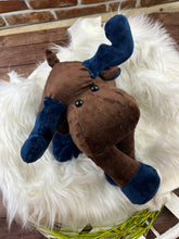 Load image into Gallery viewer, 2lbs -15lbs Weighted  Moose Stuffed Minky Animal Lap Pad -for Comfort, Special Needs, Sleep, Anxiety and Stress Relief - Custom Made
