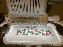 Load image into Gallery viewer, Mama Claus  Merry Christmas Embroidery Appliqué Holiday Shirt- Comfort Colors
