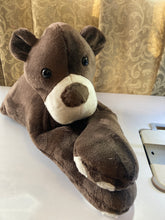 Load image into Gallery viewer, 2lbs -10lbs Weighted  Bear Stuffed Minky Animal Lap Pad -for Comfort, Special Needs, Sleep, Anxiety and Stress Relief - Custom Made
