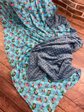 Load image into Gallery viewer, Lilo and Stitch - Weighted Blanket or Lap Pad Cotton Fabric - Toddler, Child, Teen, Adult -Dot Minky - Anxiety, Sleep.
