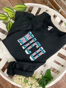 NICU Nurse sweatshirt from Baby Hospital Blanket - Labor and Delivery RN NICU - Fabric Keepsake Sweatshirts - Applique