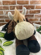 Load image into Gallery viewer, 2lbs -10lbs Weighted Highland Cow Stuffed Minky Animal Lap Pad -for Comfort,  Anxiety and Stress Relief - Custom Made
