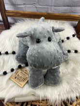 Load image into Gallery viewer, 2lbs -15lbs Weighted Hippo Stuffed Minky Animal Lap Pad -for Comfort, Special Needs, Sleep, Anxiety and Stress Relief - Custom Made
