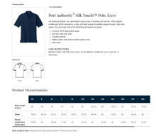 Load image into Gallery viewer, **Eastek Embroidered Apparel – Port Authority® Silk Touch™ Polo
