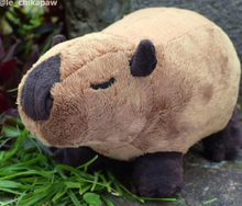 Load image into Gallery viewer, 2lbs -15lbs Weighted Capybara Stuffed Minky Animal Lap Pad -for Comfort, Special Needs, Sleep, Anxiety and Stress Relief - Custom Made (Copy)
