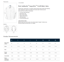 Load image into Gallery viewer, Eastek Embroidered Apparel - Port Authority® SuperPro™ Twill Shirt –
