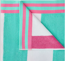 Load image into Gallery viewer, Personalized Embroidered Beach or Cabana Pool Oversized or Sand Friendly Towels

