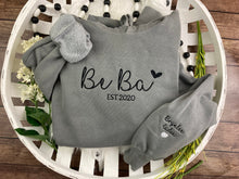 Load image into Gallery viewer, Custom Embroidered MAMA Sweatshirt - Grammy, Grandma, Personalized names Est. date Tshirt
