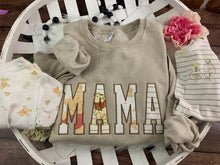 Load image into Gallery viewer, Baby Clothes Keepsake Sweatshirt Mama - Custom Applique, New Mom Gift
