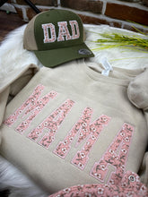 Load image into Gallery viewer, Baby Clothes Keepsake Sweatshirt Mama - Custom Applique, New Mom Gift
