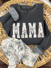 Load image into Gallery viewer, Baby Clothes Keepsake Sweatshirt Mama - Custom Applique, New Mom Gift

