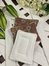 Load image into Gallery viewer, New Fall Color Bursts Reusable Kitchen Sponges- Perfect for cleaning dishes, counters and Cast Iron Pots. Mesh side for extra cleaning power.

