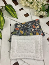 Load image into Gallery viewer, Fall Leaves Reusable Kitchen Sponges- Perfect for cleaning dishes, counters and Cast Iron Pots. Mesh side for extra cleaning power.
