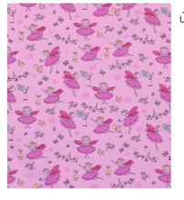 Load image into Gallery viewer, Pink Fairy - Fairies and Flowers Weighted Blanket or Lap Pad Cotton Fabric - Toddler, Child, Teen, Adult -Dot Minky - Anxiety, Sleep.
