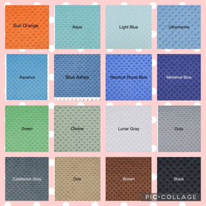 Sea Turtle Ocean Cotton Weighted Blanket or Lap Pad Cotton Fabric - Toddler, Child, Teen, Adult -Dot Minky - Anxiety, Sleep.