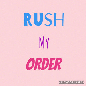 Rush My Order - Rush processing time for weighted animals, blankets, and sweatshirts