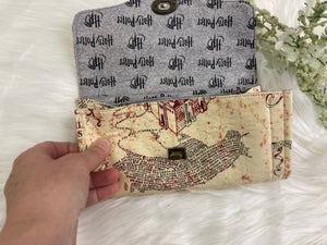 HP Marauders Map Clutch Wallet