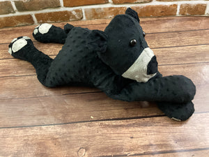 2lbs -10lbs Weighted  Bear Stuffed Minky Animal Lap Pad -for Comfort, Special Needs, Sleep, Anxiety and Stress Relief - Custom Made