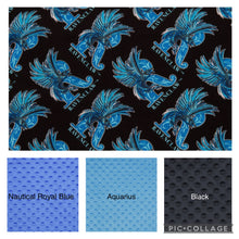 Load image into Gallery viewer, Wizard House- Weighted Blanket or Lap Pad Cotton Fabric - Toddler, Child, Teen, Adult -Dot Minky - Anxiety, Sleep.
