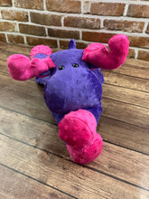 Load image into Gallery viewer, 2lbs -15lbs Weighted  Moose Stuffed Minky Animal Lap Pad -for Comfort, Special Needs, Sleep, Anxiety and Stress Relief - Custom Made
